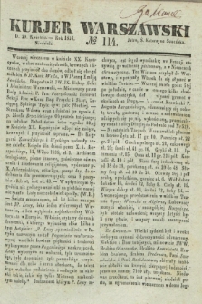 Kurjer Warszawski. 1838, № 114 (29 kwietnia)