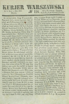 Kurjer Warszawski. 1838, № 116 (1 maja)