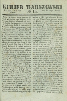 Kurjer Warszawski. 1838, № 118 (3 maja)