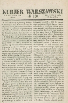 Kurjer Warszawski. 1838, № 120 (5 maja)