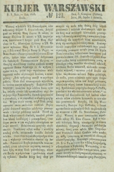 Kurjer Warszawski. 1838, № 123 (9 maja)