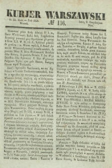 Kurjer Warszawski. 1838, № 136 (22 maja)