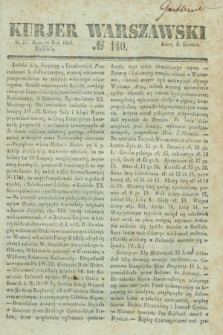 Kurjer Warszawski. 1838, № 140 (27 maja)