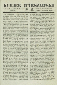 Kurjer Warszawski. 1838, № 144 (31 maja)