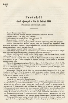 [Kadencja I, sesja III, pos. 66] Protokoły z 3. Sesyi I. Peryodu Sejmu Krajowego Królestwa Galicyi i Lodomeryi wraz z Wielkiem Księstwem Krakowskiem z roku 1865/6. Protokół 66