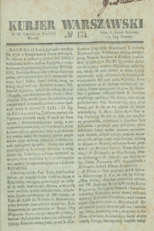 Kurjer Warszawski. 1838, № 154 (12 czerwca)