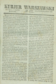 Kurjer Warszawski. 1838, № 172 (2 lipca)