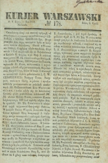 Kurjer Warszawski. 1838, № 178 (8 lipca)