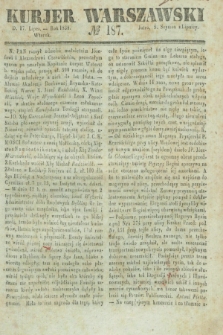 Kurjer Warszawski. 1838, № 187 (17 lipca)