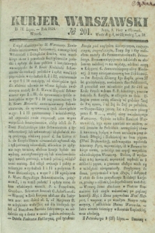 Kurjer Warszawski. 1838, № 201 (31 lipca)