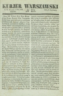 Kurjer Warszawski. 1838, № 223 (23 sierpnia)
