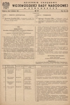 Dziennik Urzędowy Wojewódzkiej Rady Narodowej w Bydgoszczy. 1951, nr 17