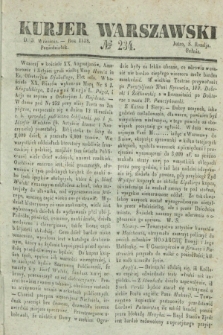 Kurjer Warszawski. 1838, № 234 (3 września)