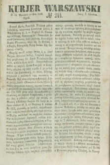 Kurjer Warszawski. 1838, № 244 (14 września)