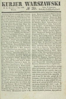 Kurjer Warszawski. 1838, № 248 (18 września)