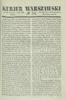 Kurjer Warszawski. 1838, № 252 (22 września)