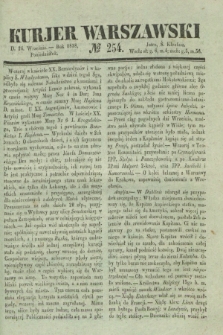 Kurjer Warszawski. 1838, № 254 (24 września)