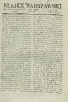 Kurjer Warszawski. 1838, № 267 (7 października)