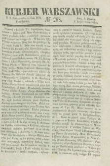 Kurjer Warszawski. 1838, № 268 (8 października)