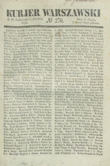 Kurjer Warszawski. 1838, № 270 (10 października)