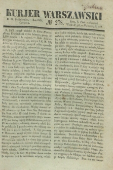 Kurjer Warszawski. 1838, № 278 (18 października)