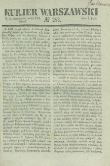 Kurjer Warszawski. 1838, № 283 (23 października)