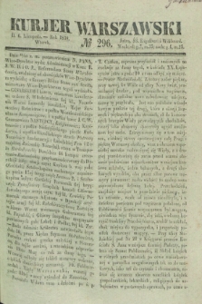 Kurjer Warszawski. 1838, № 296 (6 listopada)