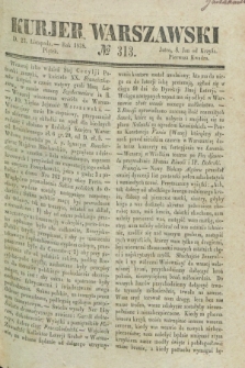 Kurjer Warszawski. 1838, № 313 (23 listopada)