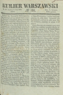 Kurjer Warszawski. 1838, № 346 (29 grudnia)