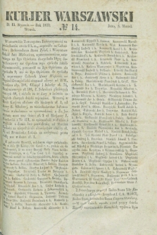 Kurjer Warszawski. 1839, № 14 (15 stycznia)
