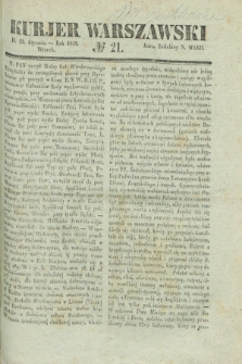 Kurjer Warszawski. 1839, № 21 (22 stycznia)