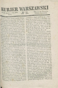 Kurjer Warszawski. 1839, № 25 (26 stycznia)