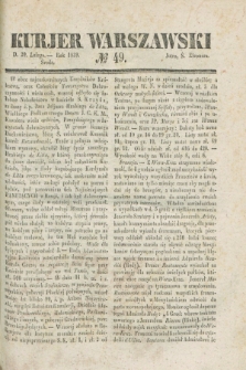 Kurjer Warszawski. 1839, № 49 (20 lutego)
