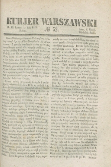 Kurjer Warszawski. 1839, № 52 (23 lutego)