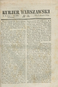 Kurjer Warszawski. 1839, № 54 (25 lutego)