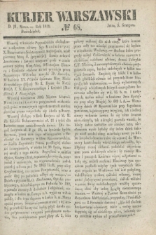 Kurjer Warszawski. 1839, № 68 (11 marca)