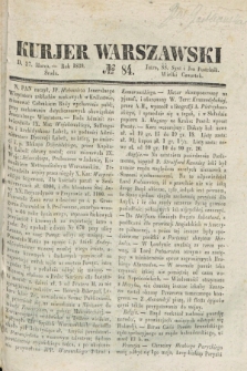 Kurjer Warszawski. 1839, № 84 (27 marca)