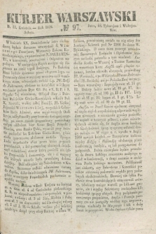 Kurjer Warszawski. 1839, № 97 (13 kwietnia)