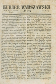 Kurjer Warszawski. 1839, № 126 (14 maja)