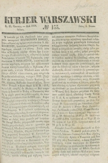 Kurjer Warszawski. 1839, № 155 (15 czerwca)