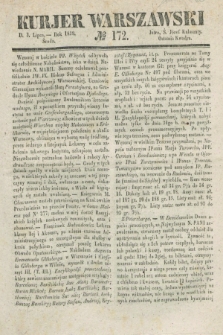 Kurjer Warszawski. 1839, № 172 (3 lipca)