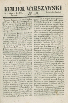 Kurjer Warszawski. 1839, № 180 (11 lipca)