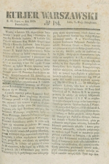 Kurjer Warszawski. 1839, № 184 (15 lipca)