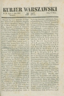 Kurjer Warszawski. 1839, № 197 (28 lipca)