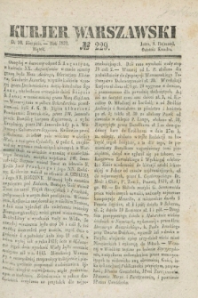 Kurjer Warszawski. 1839, № 229 (30 sierpnia)
