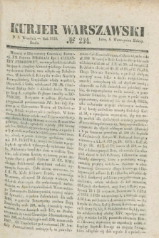 Kurjer Warszawski. 1839, № 234 (4 września)