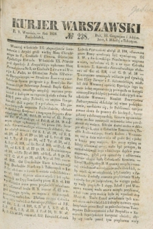 Kurjer Warszawski. 1839, № 238 (9 września)