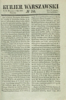 Kurjer Warszawski. 1839, № 244 (15 września)