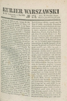 Kurjer Warszawski. 1839, № 274 (15 października)