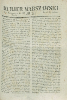 Kurjer Warszawski. 1839, № 281 (22 października)
